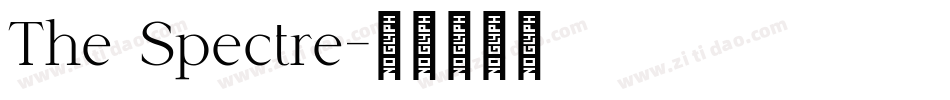 The Spectre字体转换